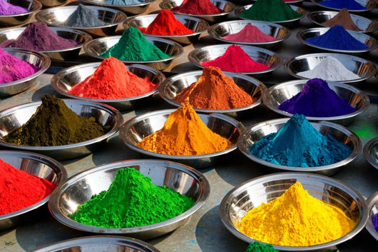 Photo Colorful Tika Powders
