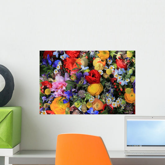 Wildflower Arrangement Bright Colors