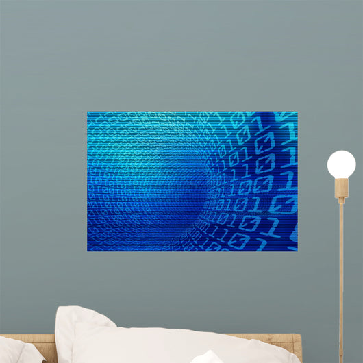 3D Binary Wall Decal