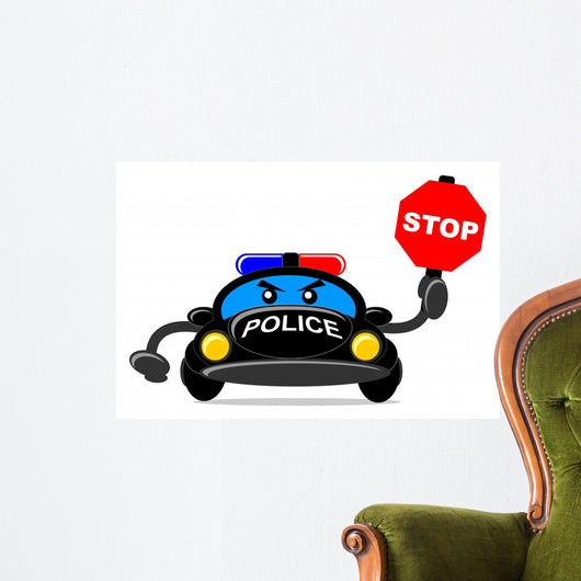 Traffic Sign Icon Wall Decal