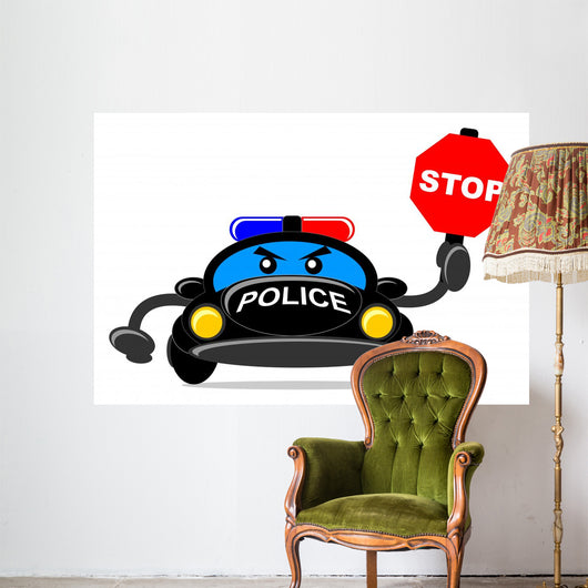 Traffic Sign Icon Wall Decal