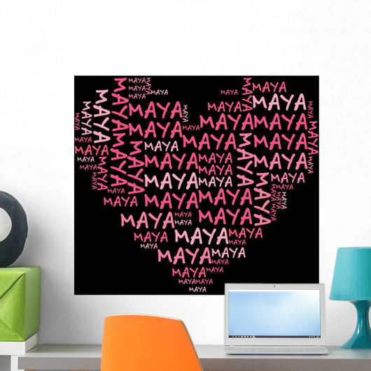 Ich liebe Maya | I love Maya Wall Mural