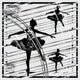 Three Black Ballet Dancers Wall Mural
