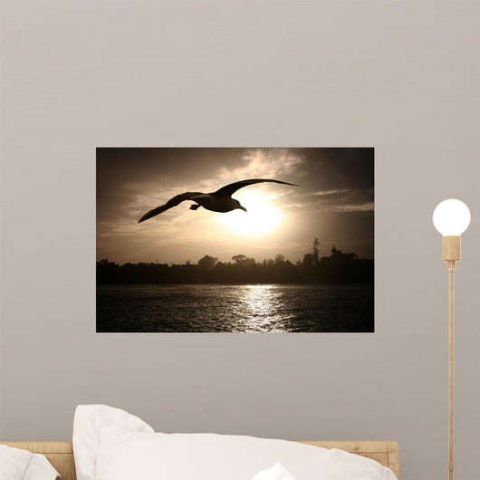 Sea Gull Flying over Wall Decal