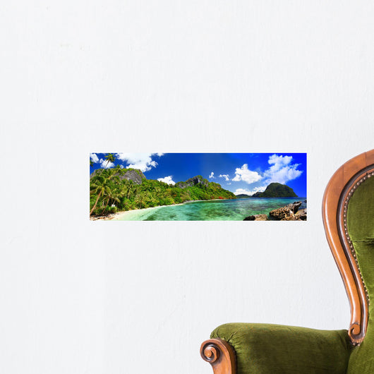Panorama Beautiful Deserted Tropical