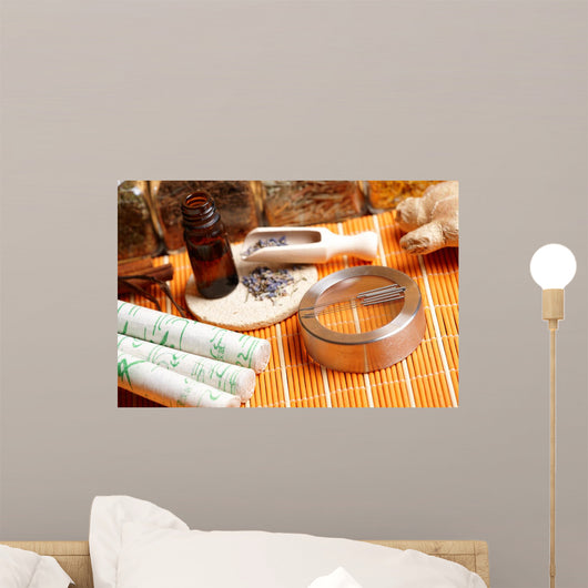 Acupuncture Needles Moxa Sticks Wall Decal