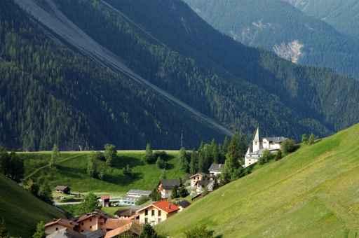 Swiss Alps near Davos Wall Decal