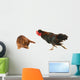 Rabbit and Cock Wall Mural