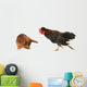 Rabbit and Cock Wall Mural