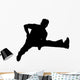 Jumping Boy Silhouette Wall Decal