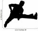 Jumping Boy Silhouette Wall Decal