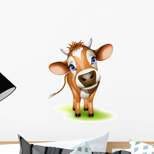 Little jersey cow Wall Decal