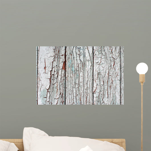 Old Wood And Paint Wall Mural