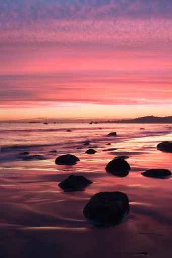 Butterfly Beach Sunset Wall Decal