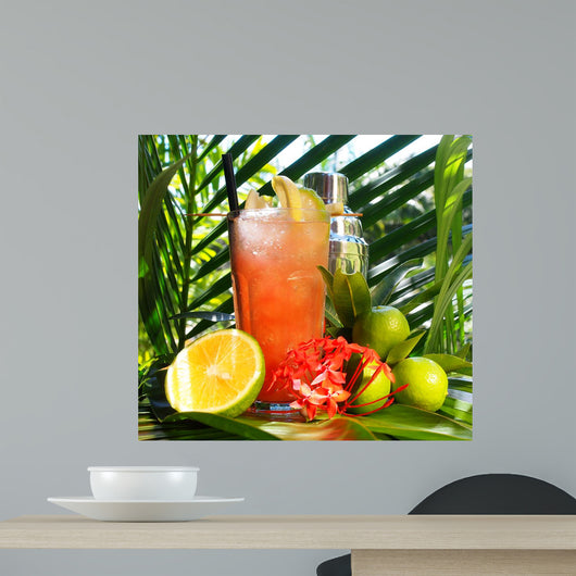 Tequila Sunrise Wall Mural