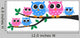 Cute Owl Family