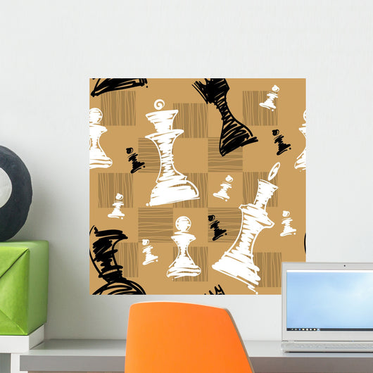 Chess Pattern 2 Wall Decal