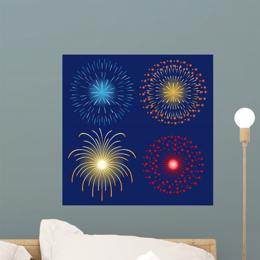 Fireworks material Wall Mural