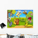 Cartoon Insects Meadow