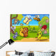 Cartoon Insects Meadow