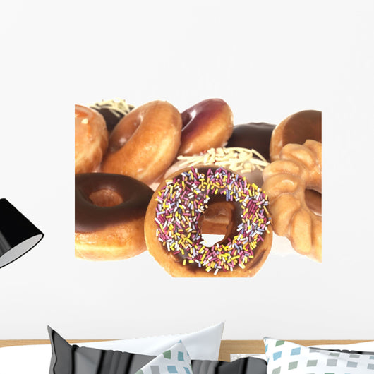 Selection of Doughnuts Wall Mural