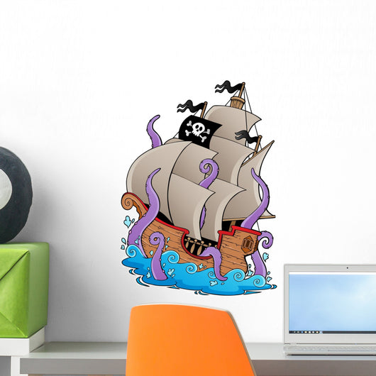 Old Pirate Ship with