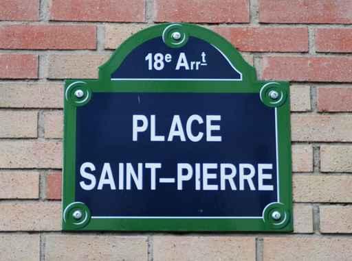 Place Saint Pierre Wall Decal