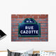 Rue Cazotte Wall Decal