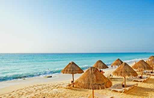 Caribbean Beach and Ocean Horizon Wall Decal