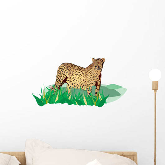 Spotted Standing Cheetah Grass
