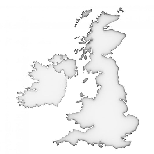 United Kingdom Map Wall Mural
