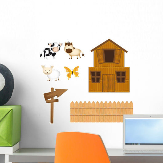 Farm Vector Wall Mural