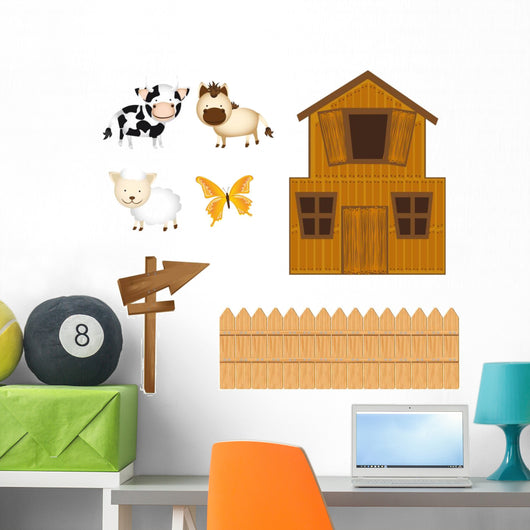 Farm Vector Wall Mural