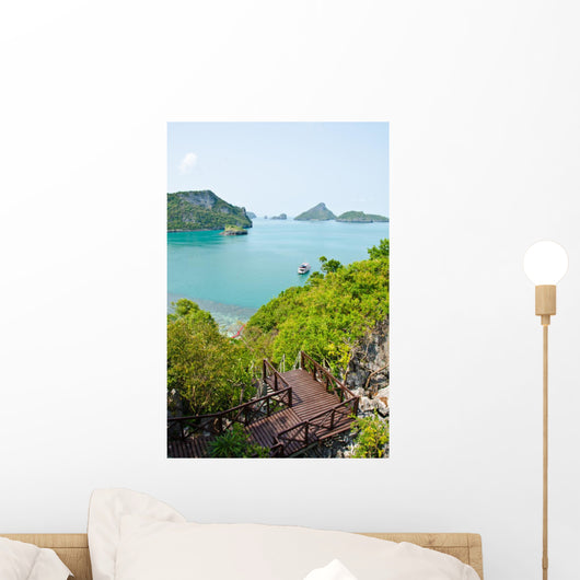 Island and Sea in Gulf of Thailand Wall Mural