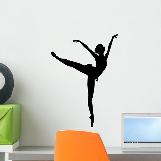 Ballerina Silhouette - Plie Wall Decal