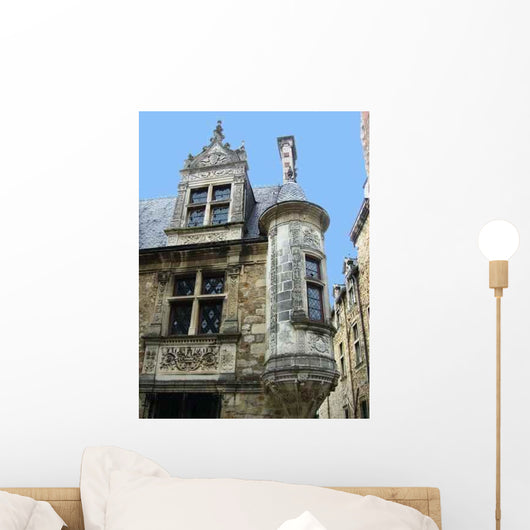Maison Tourelle Du Mans Wall Decal