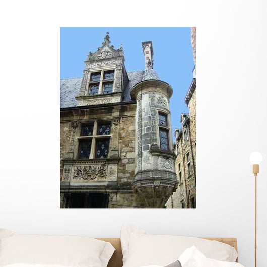 Maison Tourelle Du Mans Wall Decal