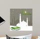 A Beautiful Abstract Background with quran sharif & Tasbih. Wall Mural
