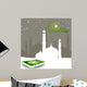 A Beautiful Abstract Background with quran sharif & Tasbih. Wall Mural
