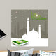 A Beautiful Abstract Background with quran sharif & Tasbih. Wall Mural