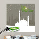 A Beautiful Abstract Background with quran sharif & Tasbih. Wall Mural