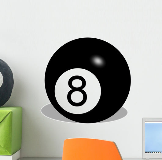 Ball 8 Billiards Wall Decal