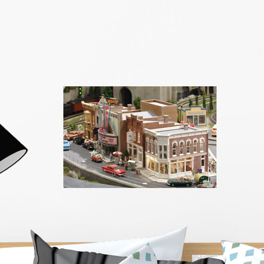 Model Town Wall Mural