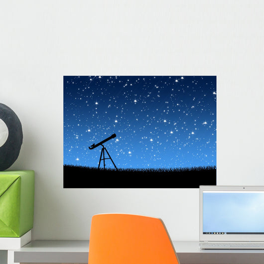 Telescope Grass under Stars