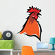 cockerel, chicken portrait Wall Decal
