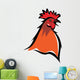 cockerel, chicken portrait Wall Decal