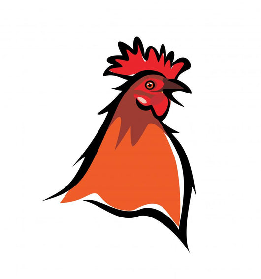 cockerel, chicken portrait Wall Decal