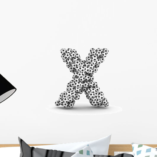 Letter X from Soccer