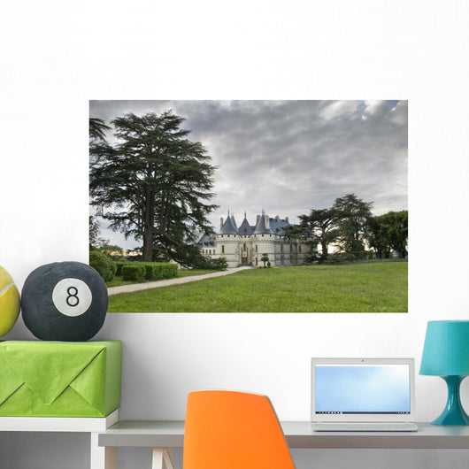 Path to Castle Chaumont-sur-loire Wall Mural