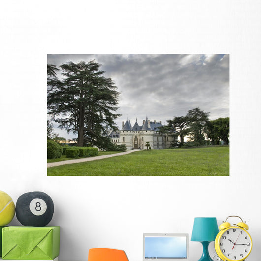 Path to Castle Chaumont-sur-loire Wall Mural